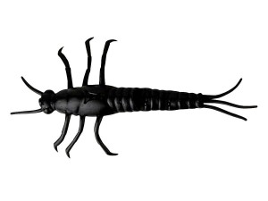Savage Gear 3D PVC Mayfly 5cm - Black 