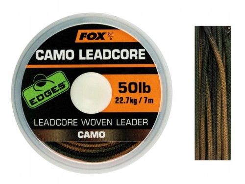 Fox Edges Camo Leadcore Woven 50lb/25m (CAC748)