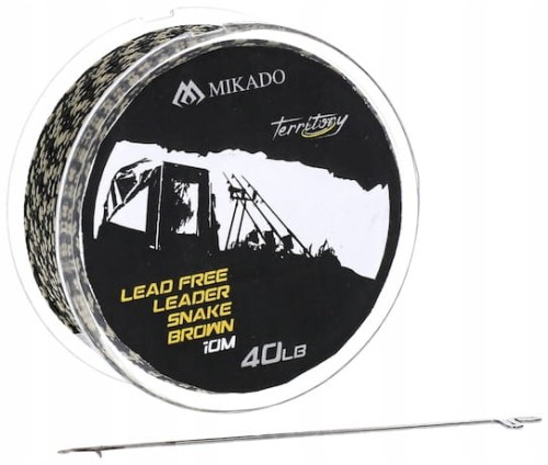 Mikado Lead Free Leader Snake 40lb/10m (AMC-LFL40)