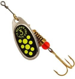 Mepps Black Fury Srebrna Sele. Kropki nr. 1 (3.5g)