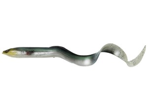 Savage Gear 3D Real Eel Bulk - Green Silver