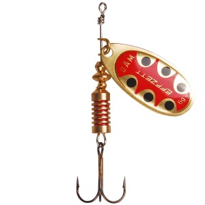 DAM Effzett Standard Obrotówka - Gold Black Dot