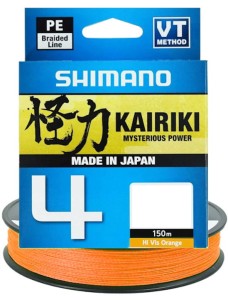 Shimano Plecionka Kariki 4 150m - Hi-Vis Orange