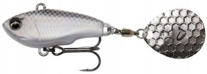 Savage Gear Fat Tail Spin Wirujący Ogonek - White Silver