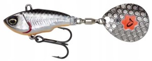 Savage Gear Fat Tail Spin Wirujący Ogonek - Dirty Silver