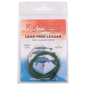 Rig Marole Leader Zestaw Karpiowy z Krętlikiem do Szybkiej Wymiany - Zielony