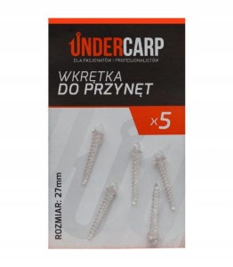 UnderCarp Wkrętka do Przynęt Przezroczysta 27mm
