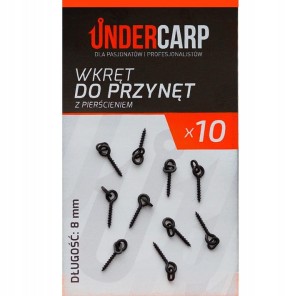 UnderCarp Wkręt do Przynęt z Pierścieniem 8mm 