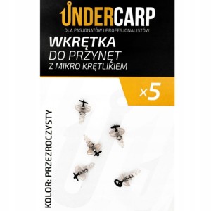 UnderCarp Wkrętka do Przynęt z Mikro Krętlikiem Przezroczysta