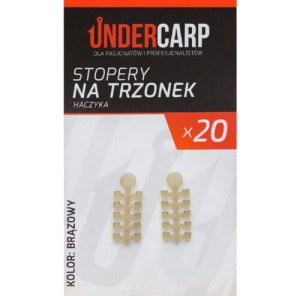 UnderCarp Stopery na Trzonek Haczyka - Brązowe