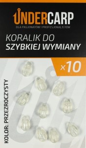 UnderCarp Koraliki do Szybkiej Wymiany - Przezroczyste