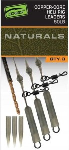 FOX Naturals Zestaw Copper Core Heli Rig Leaders 