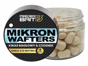 Feeder Bait Mikron Wafters Kwas Masłowy Czosnek 6mm