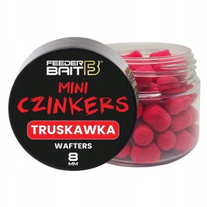Feeder Bait Mini Czinkers Wafters Truskawka 8mm 