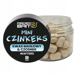 Feeder Bait Mini Czinkers Wafters Kwas Masłowy Czosnek 8mm