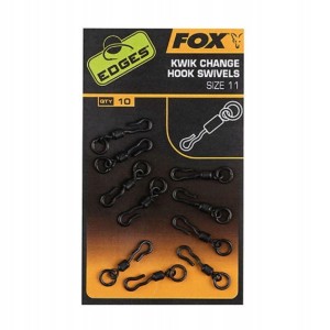 FOX Krętliki Kwik Change Mini Hook Swivel Ring roz. 11 
