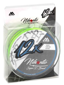 Mikado Plecionka Nihonto Super-X Braid 12-Splotowa 150m - Fluo