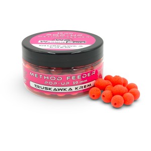 Warmuz Baits Truskawka Krem Pop-Up z dziurką 10mm