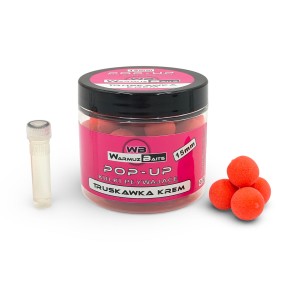 Warmuz Baits Truskawka Krem Kulki Pop-Up 15mm