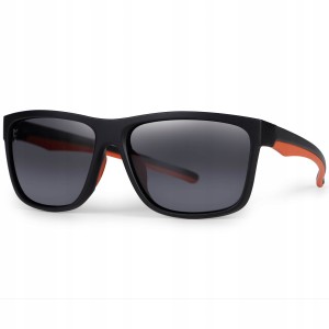FOX Okulary Collection Black Orange Shades - Szare