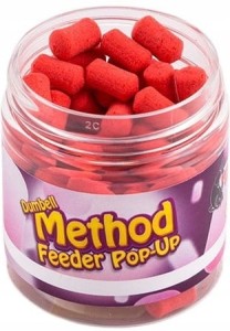 Bandit Carp Method Dumbells Pop-Up 6mm - Truskawka