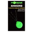 Korda Sinkers Medium - Weedy Green (KSKMG)
