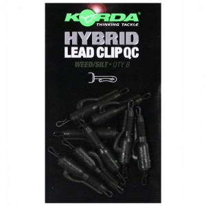 Korda Klipsy QC Hybrid Lead Clips - Weed/Silt 