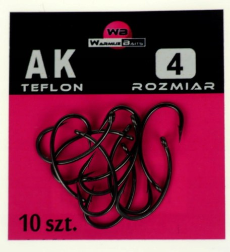 Warmuz Baits Haczyki Teflon AK roz. 1