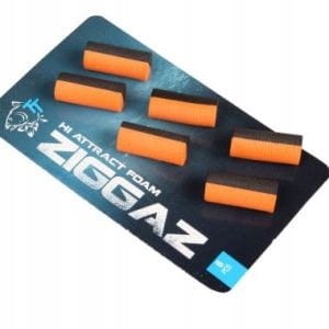 Nash Przynęty Ziggaz Foams Black/Orange do Zig Riga
