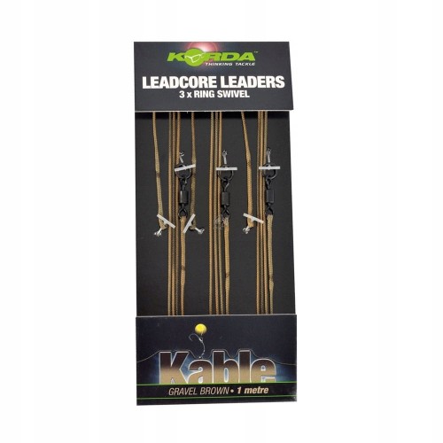 Korda Leadcore Leader Ring Swivel - Weed (LLRSW)