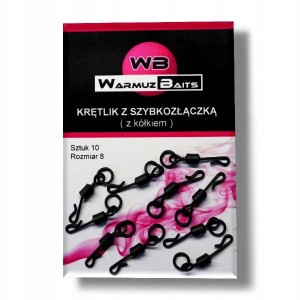 Warmuz Baits Krętlik z Szybkozłączką + kółko roz.8