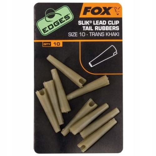 FOX Edges Lead Clip Tail Rubbers roz. 7 (CAC478)